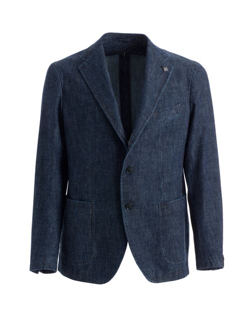 Tagliatore 1SML22K B2UEL018B1368 Blazer Monopetto in Denim TAGLIATORE | 1SML22K B2UEL018B1368